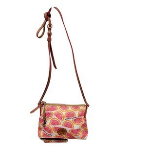 Dooney & Bourke Pomelo Crossbody Pouchette Grapefruit Pattern